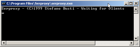 Serproxy window